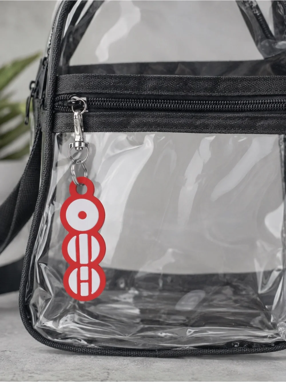 Bts- inspired Arirang logo keychain Red and White 3D Keychain Charm